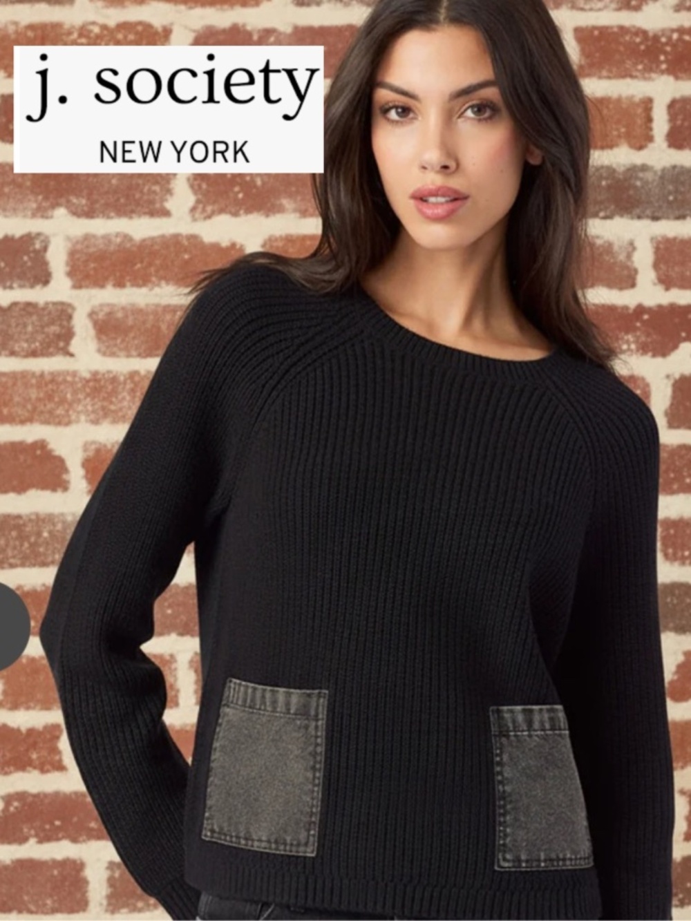 J.Society 2 Pocket shaker sweater, S,  CB2626